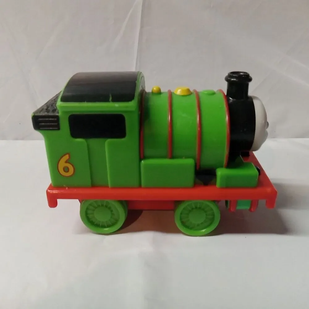 Thomas the Train & Friends Percy Pull Back and Go Moves Plastic Car Mattel 2009